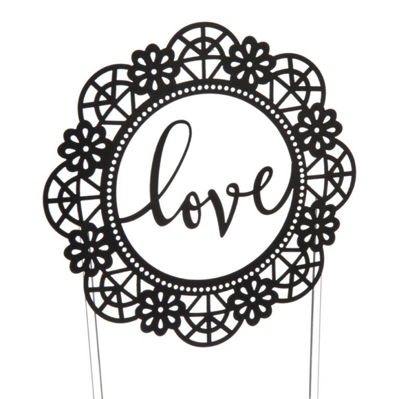 Love Lasercut Cake Topper - Picture 5 of 7